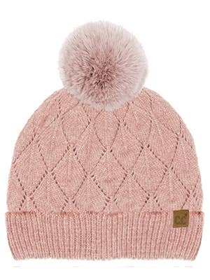 Berretto con motivo a rombi C.C per la vendita all'ingrosso da parte di Accessorize Me