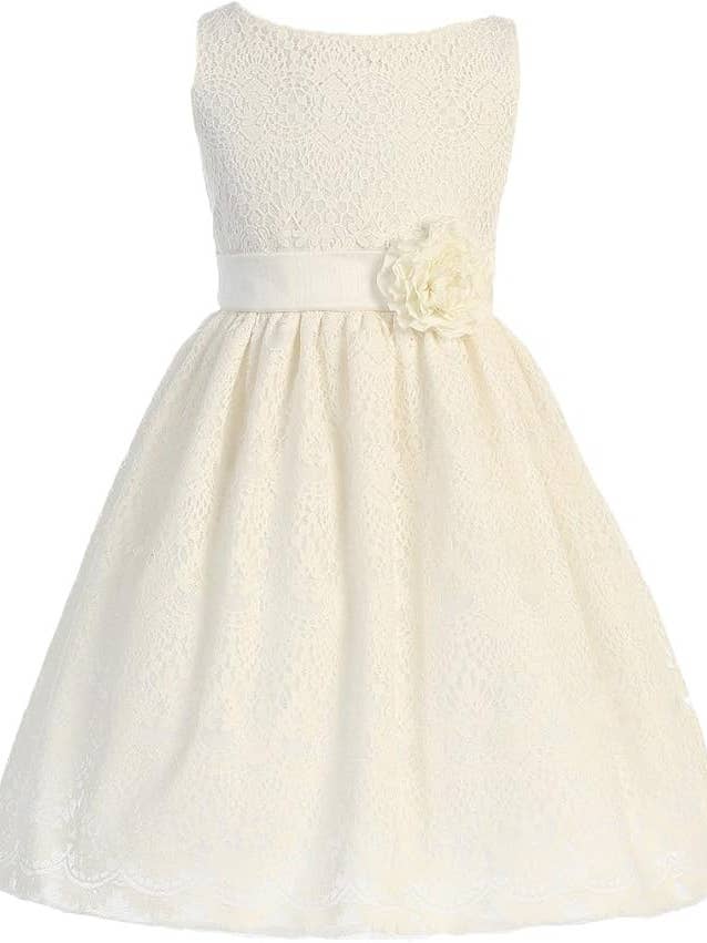 iGirlDress - Wholesale Dress - Kids - Sweet Vintage Lace Flower Girl Dress
1