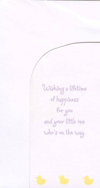 DICKENS INC. - Wholesale Baby Card - Baby Shower Moneyholder | GRTC | MH | 42616G1