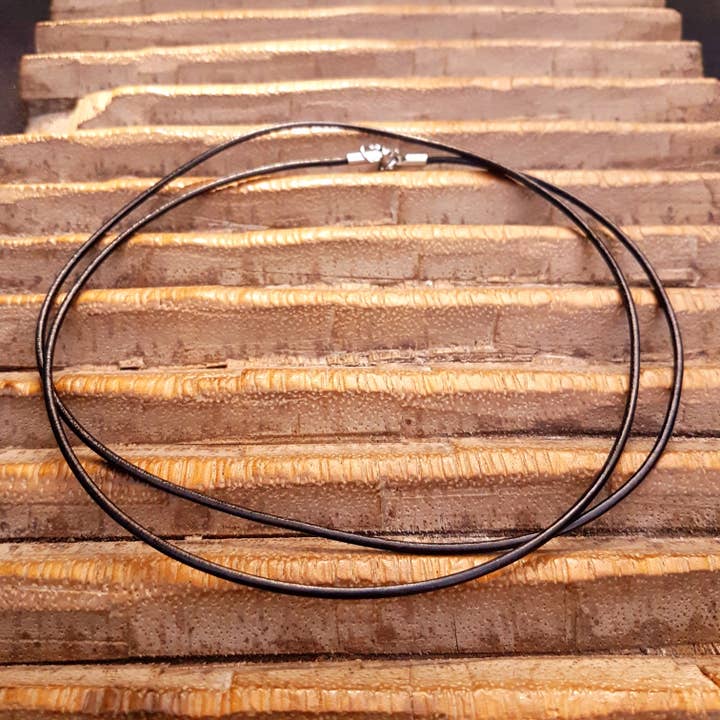 W0322 | leather strap | 2 mm for wholesale by Ambra Schmuck