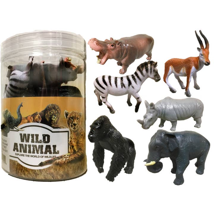 Texas Toy Distribution - Wholesale Figurine Toy - Kids - Zoo and Sea Animal 3" Figurine Toy Assortment Collection Set