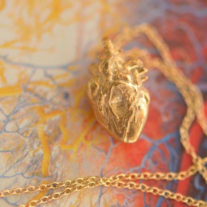 Montestruque - Venta al por mayor Collares con colgantes/abalorios - Collar de corazón anatómico hecho a mano de Only Love