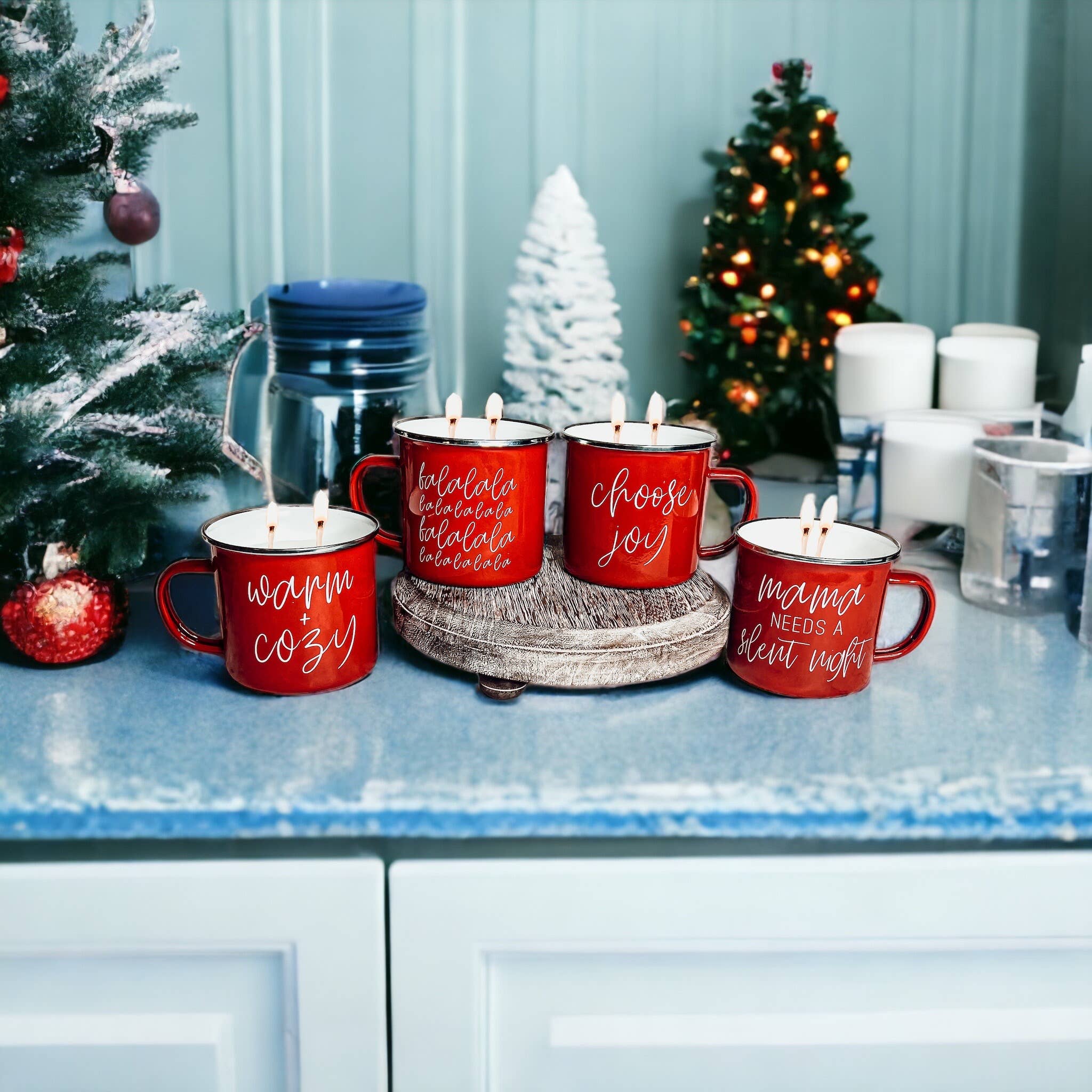 Gia Roma - Wholesale Jar/Filled Candle - Christmas Scented Candles Soy, Unique Holiday Mug Candles lg5