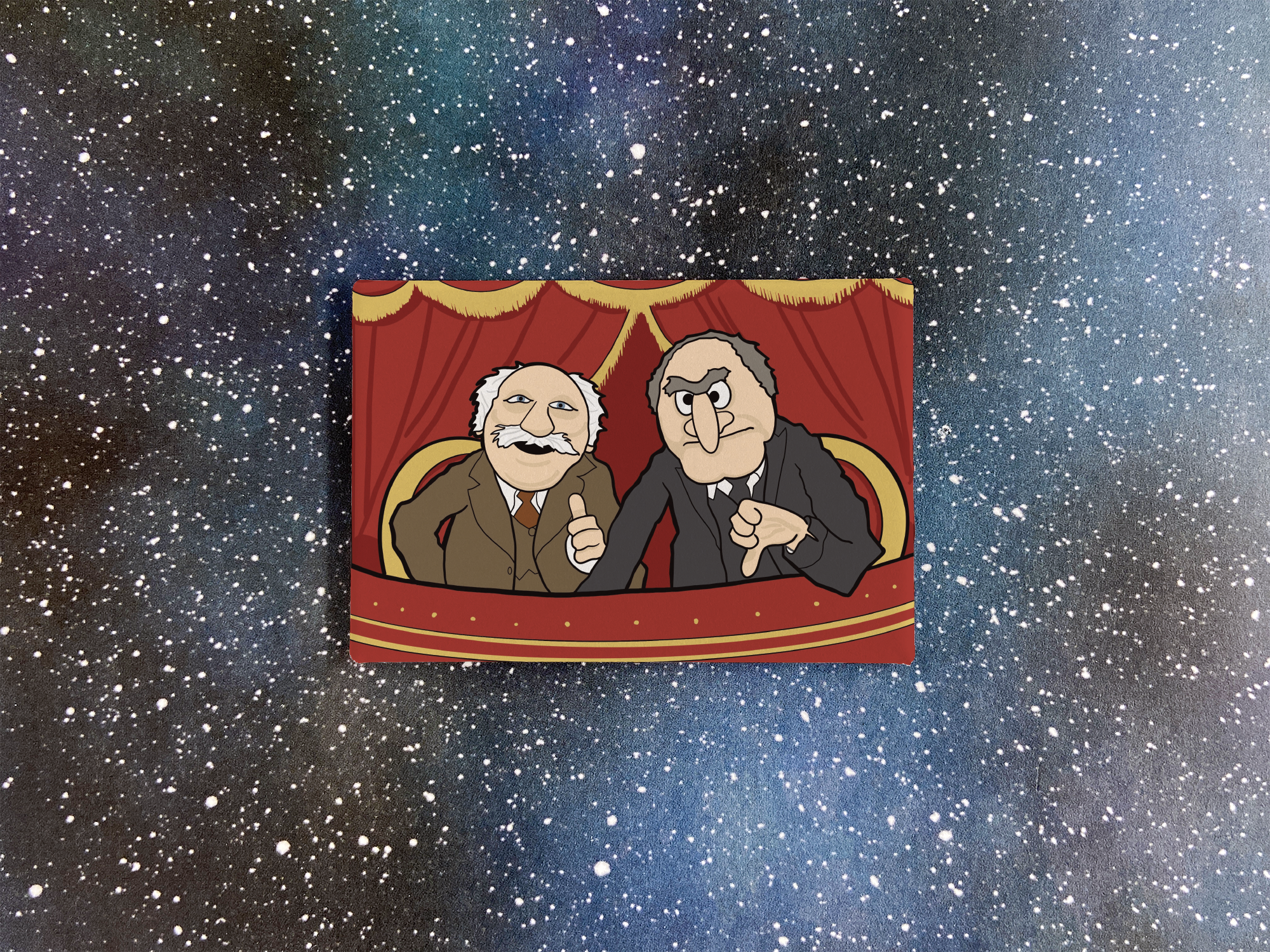 The Red Swan Shop - Wholesale Magnet - Statler and Waldorf Souvenir Magnet - The Muppets1