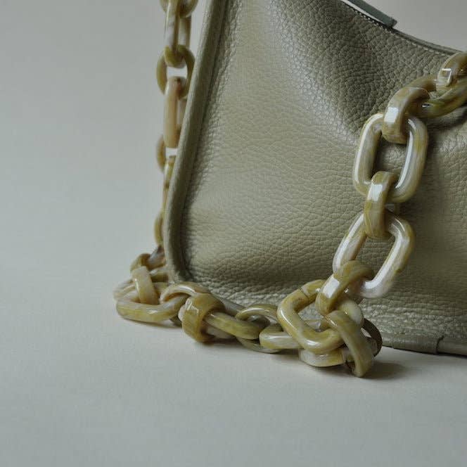 TIEFENBACHER LEHMANN - Wholesale Shoulder Bag - Women's - BRIOCHE BAG maxi fern - silver3