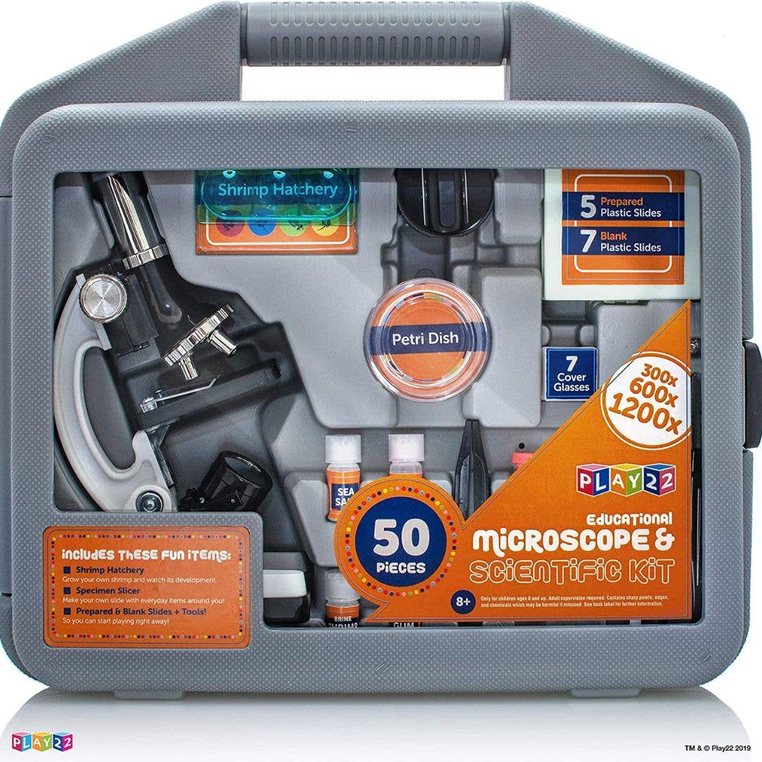 Play22 – wholesale Toy set – Kids – 50PCs Microscope Kit Set in Carrying Box for Kids5