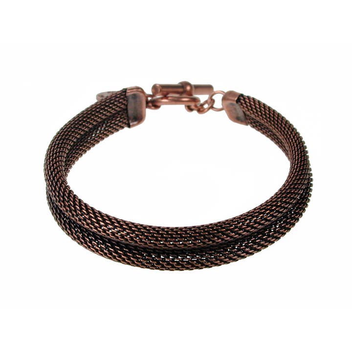 Bracelet en maille roulée pour la vente par Erica Zap Designs