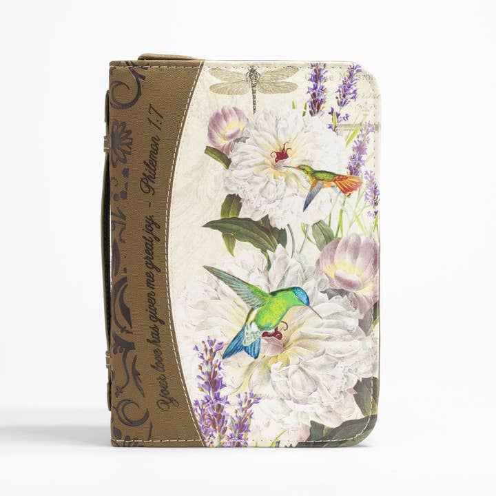 Divinity Boutique - Wholesale Bible Cover - Bible Cover - Green Hummingbird, Philemon 1:7