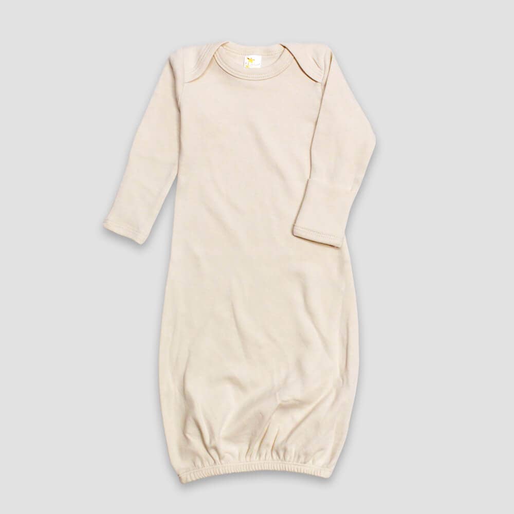 Laughing Giraffe – wholesale Klänning - Baby – Spädbarnsbaby Bomull Tom sovklänning med vantar Unisex5