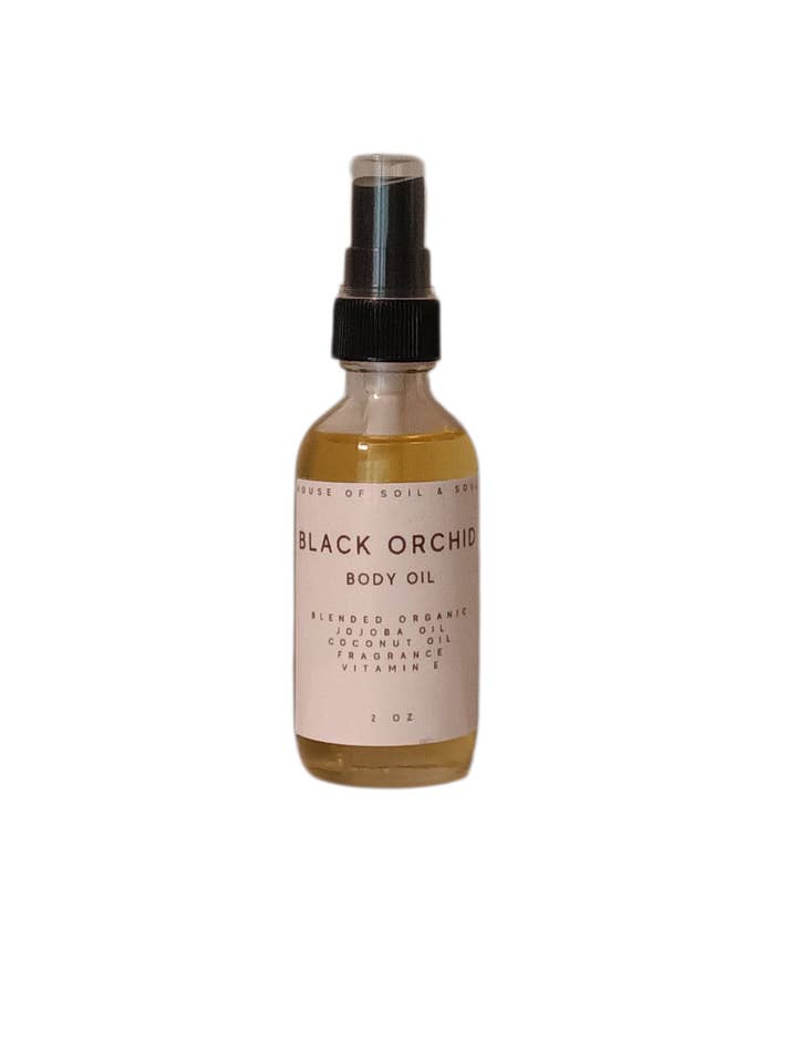 Black Orchid Body Oil Spray for wholesale by House Of Soil & Soul