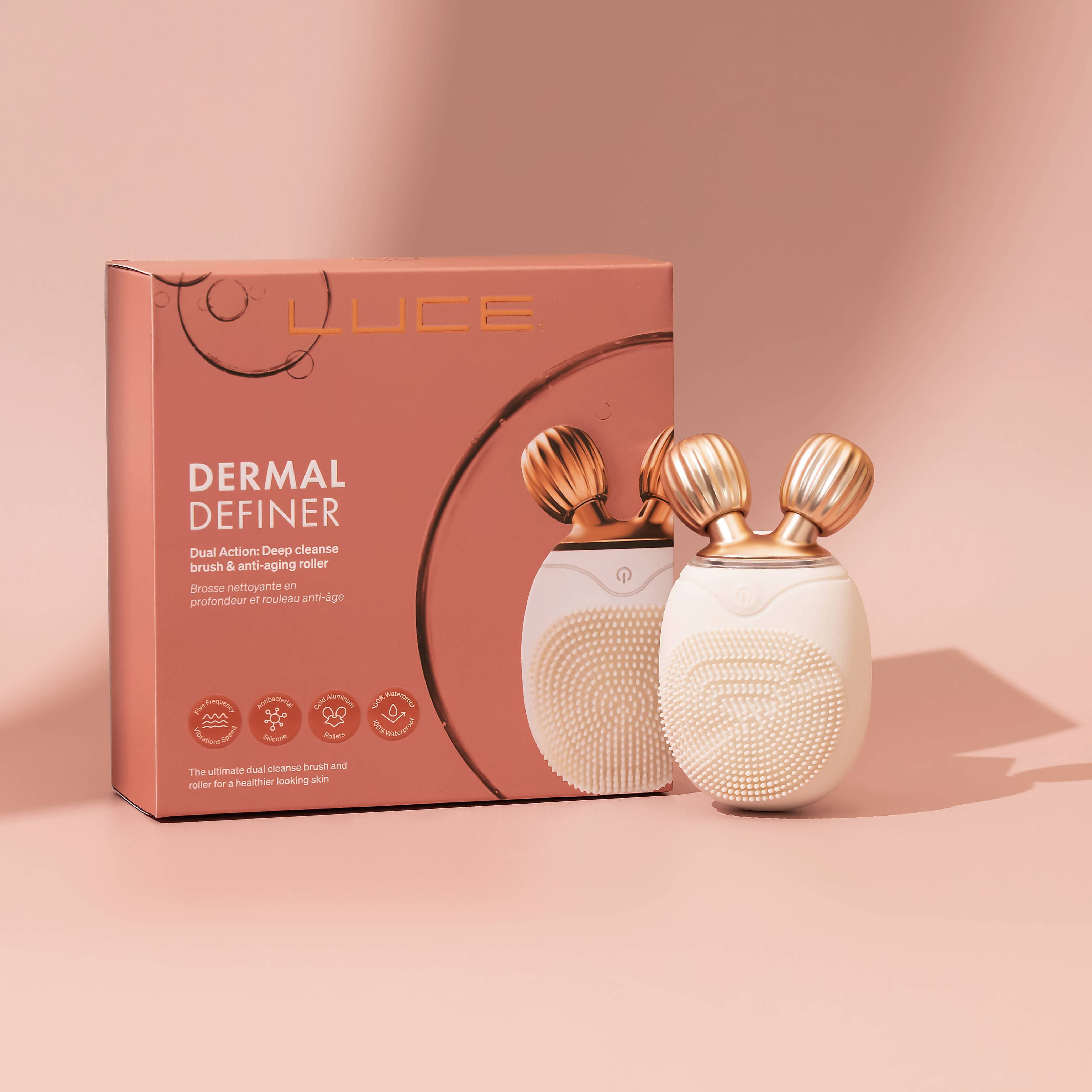 LUCE Beauty – Großhandel Elektronische Hautpflegegeräte – Reinigende Gesichtsbürste, Massagegerät und Rolle — reisetauglich8