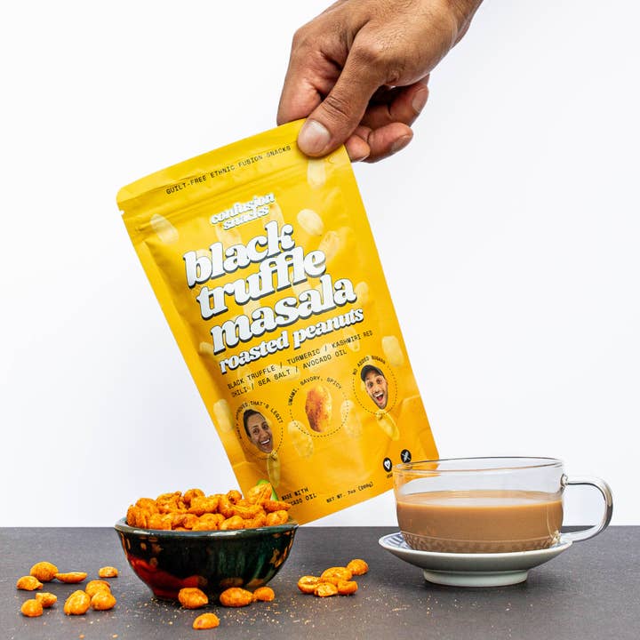 Confusion Snacks - Wholesale Nuts - Black Truffle Masala Dry Roasted Peanuts