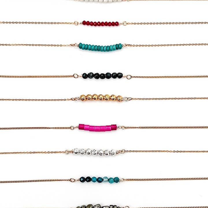Finley Necklaces || Choose Color and other Purchase Wholesale bijoux doré à l or fin. Free Returns & Net 60 Terms on Faire trending on Faire.