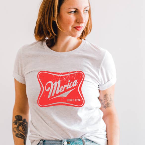 'Merica Tee for wholesale by Pine & Fiber Co.