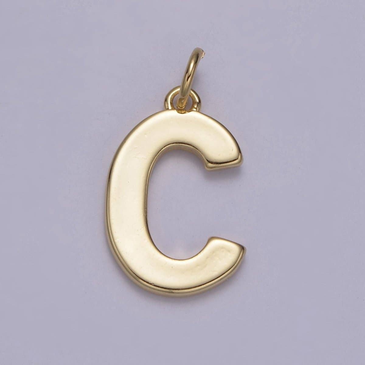 Aim Eternal – wholesale Individual charm/pendant – 14k Gold Filled Minimalist Font Initial Letters Pendant Charm Wholesale Jewelry Supply A-703-A-7152