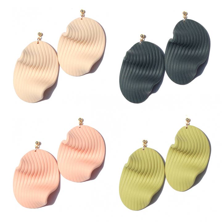 Mini Wavy Baby Earrings for wholesale by Hello Ashto