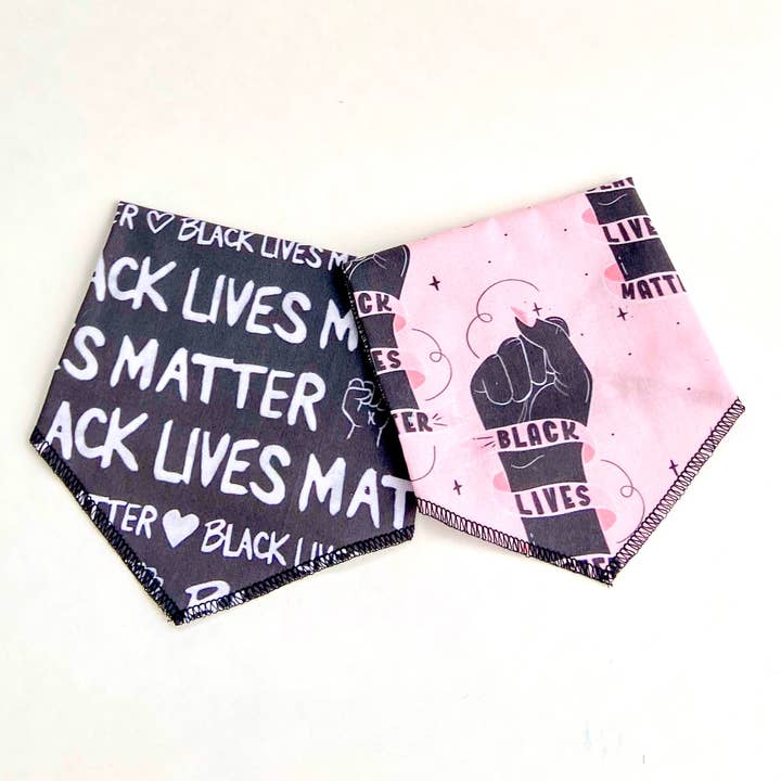doggish - Vente Bandana – chien - Bandana rose pour chien Black Lives Matter, accessoire pour animal de compagnie2
