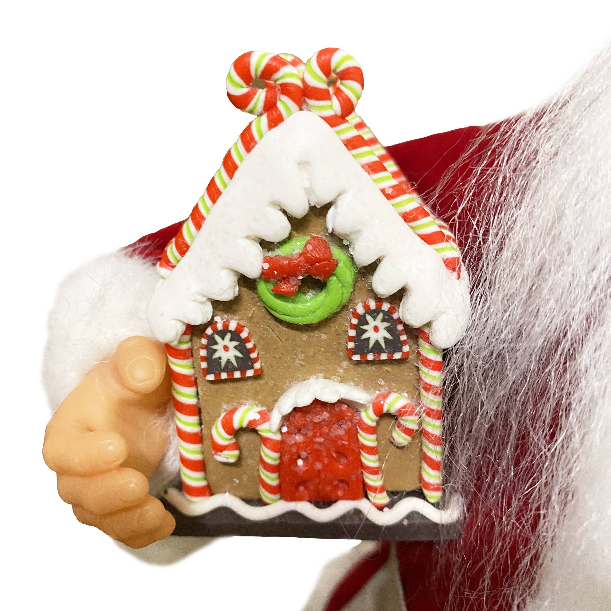 Santa’s Workshop Inc. - Vente Décoration de Noël - Père Noël Sugar & Spice, 15 pouces5