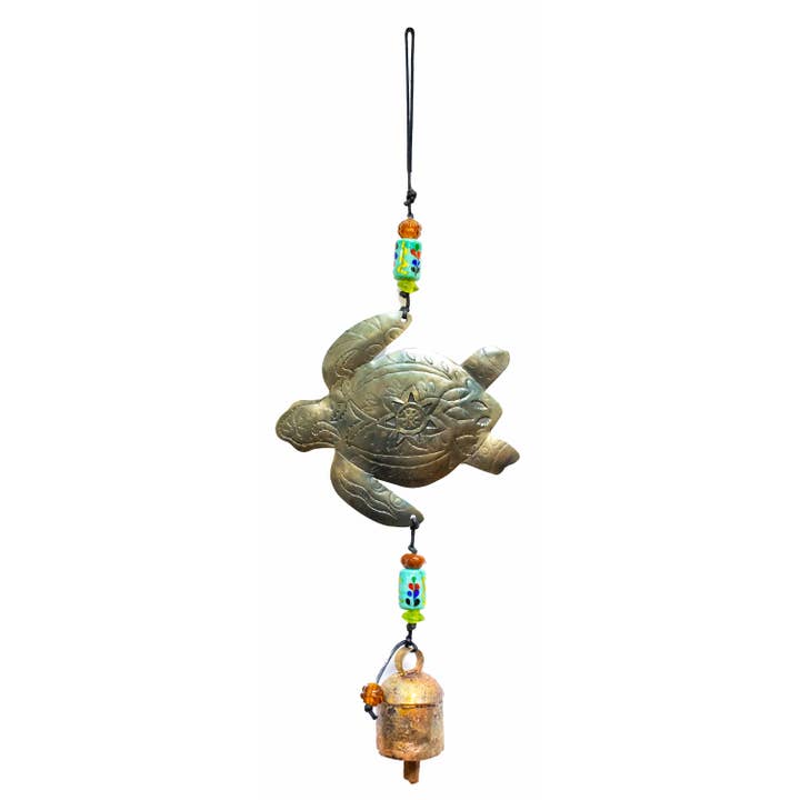 Sunlit Turtle/Beads & Bell/Min.2 for wholesale by Moksha Imports