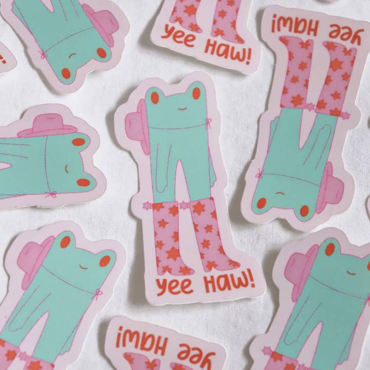 Day Dreamer Studios - Wholesale Sticker - Yee Haw, I’m a Cowboy! | Glossy Waterproof Vinyl Sticker8