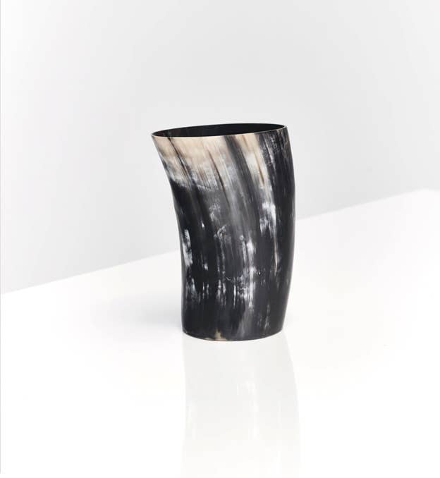 The African Home Goods - Wholesale Vase - ANKOLE HORN VASES OR PLANTERS - DARK9