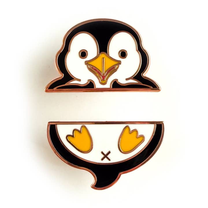 Penguin Pride Pal Enamel Pin Set for wholesale by Kitty With A Cupcake