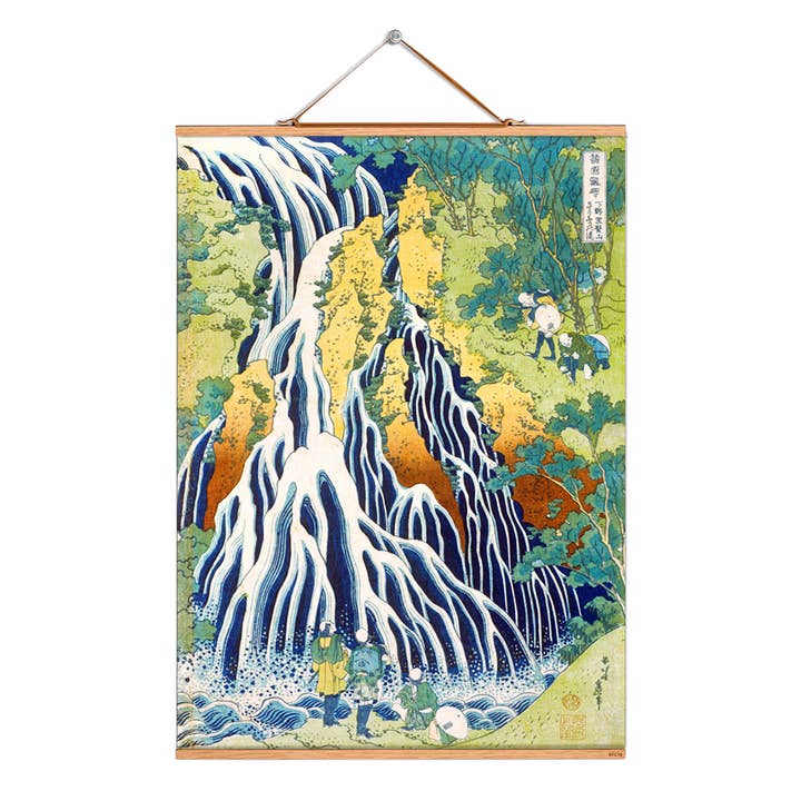 Scroll picture illustration # 415/Hokusai: Kirifuri Waterfall for wholesale by Eicie