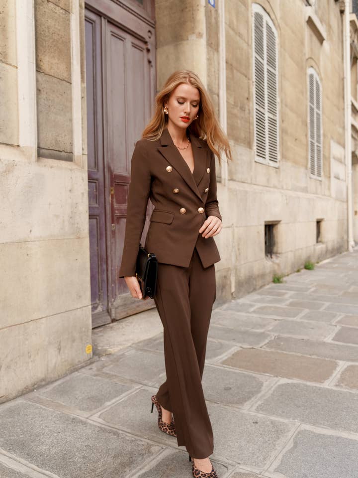 LULUMARY - Wholesale Jacket - Women's - Double-breasted jacket V19557