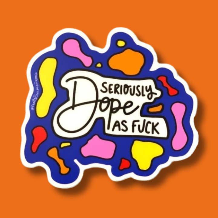 Pretty Peacock Paperie - Women's Empowerment – wholesale Klistermärke – Allvarligt knark som Fuck Stick0