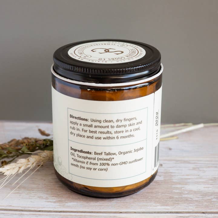 Schneider Goods Co - Wholesale Body Balm/Butter - Unscented Tallow Face & Body Butter9