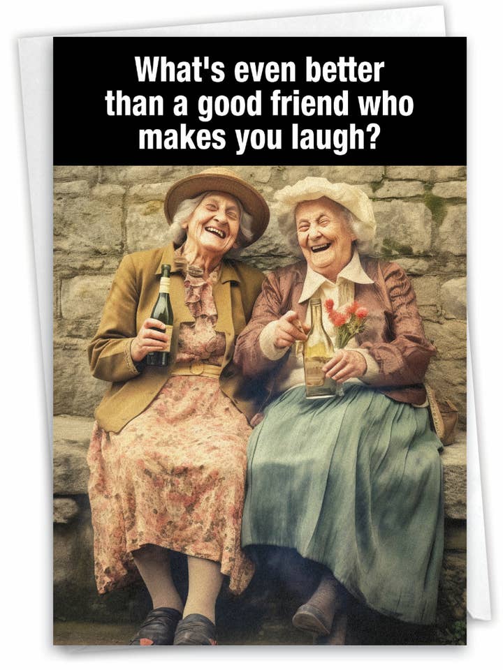 Birthday Card - Good Friends (1 Card) for wholesale by NobleWorks