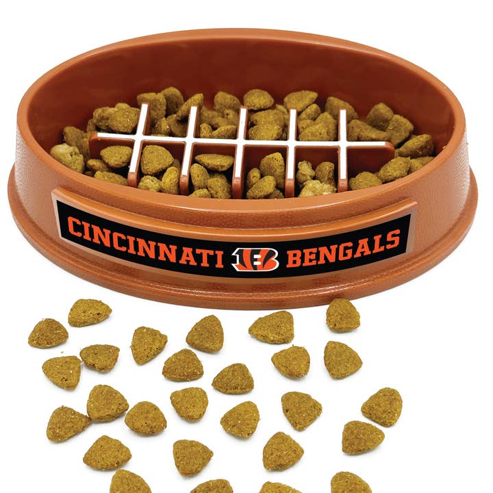 CINCINNATI BENGALS FUTTERNAPF FÜR LANGSAMES FRESSEN für den Großhandel von Pets First
