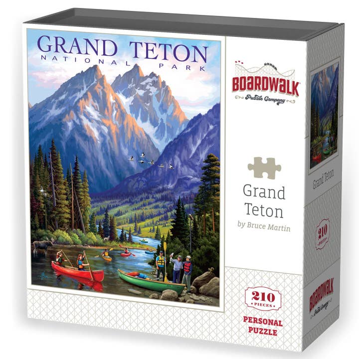 Boardwalk Puzzle Company - Wholesale Puzzle - Adult - Grand Teton - Personal Puzzle - 210 Piece6