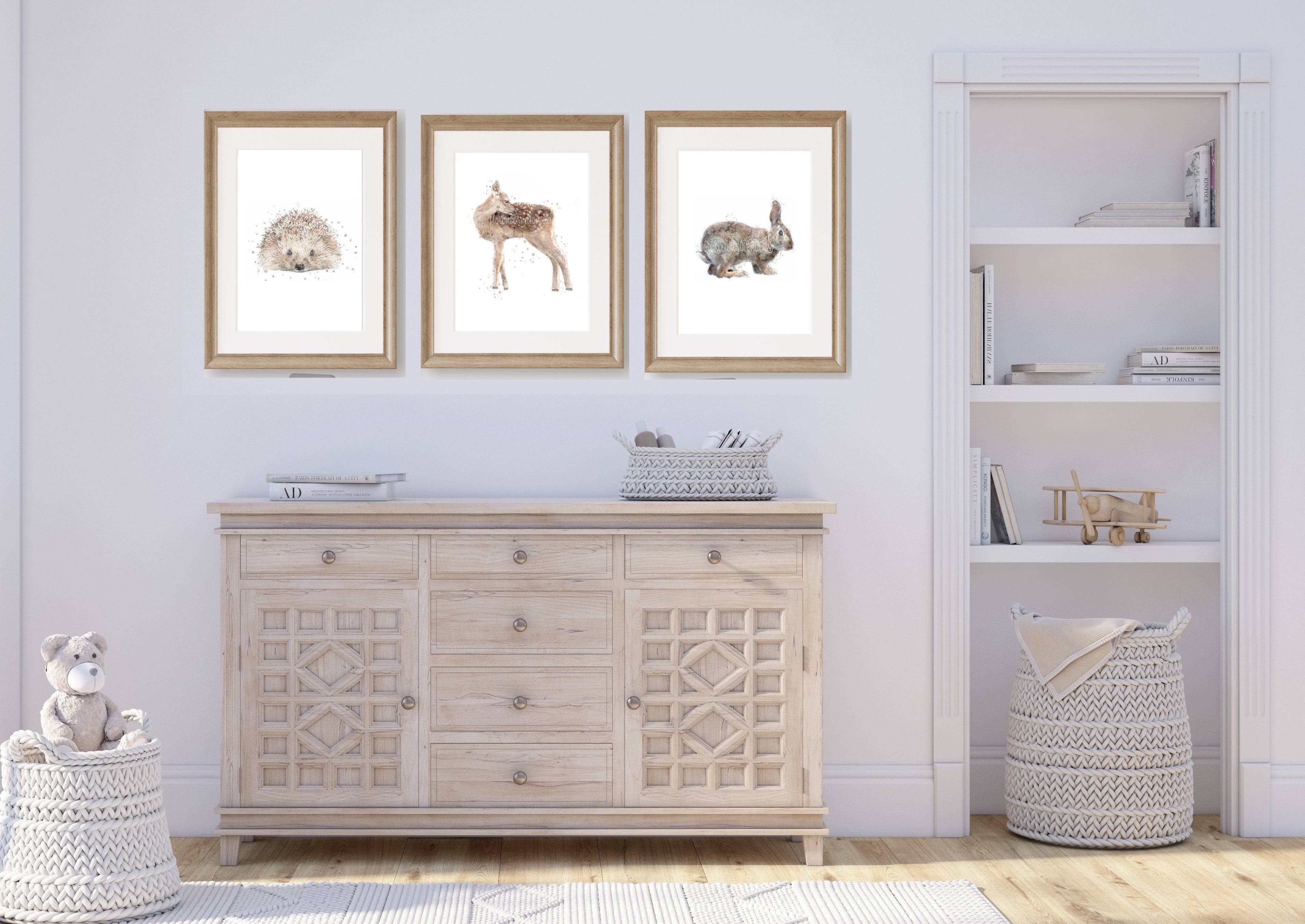 Florence & Lavender - Wholesale Art Print - Wildlife Nursery Collection7