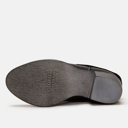 Negro Botas Altas de Cuero para Mujer - Dresa C833 Morgan Negro de venta al por mayor en Faire5