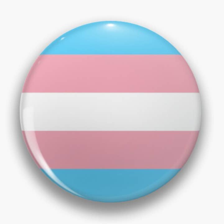 Badge épingle transgenre Pride Flag pour la vente par Colour Me Fun