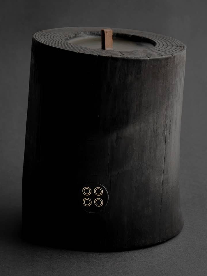 Vela de Madera. Ilusiones Negras para venta al por mayor de Creating Comfort Lab