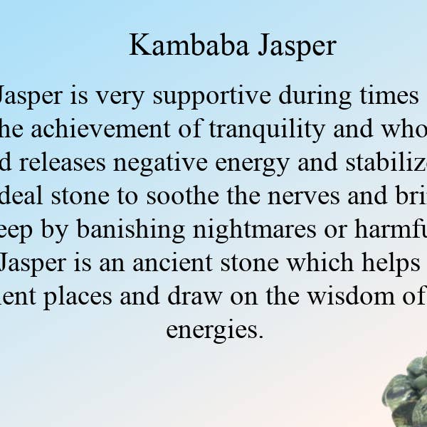 Scheda informativa Kambaba per la vendita all'ingrosso da parte di The Witch Depot