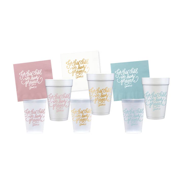 For this Child ... | Baby Cups & Napkins (ALL) for wholesale by Natalie Chang