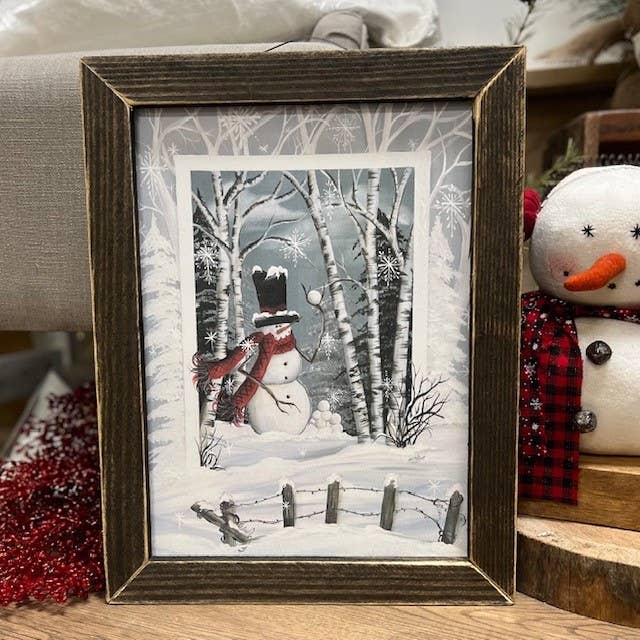 JanMichaels Art & Home – Großhandel Weihnachtliche Wandkunst – MM300 Schneeballschlacht2