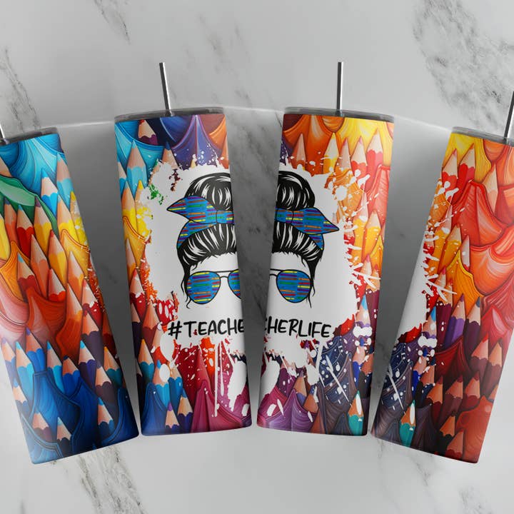 Teacher Tumbler, Teacher Gift, Teacher Appreciation, School for wholesale by So Peachy Designs