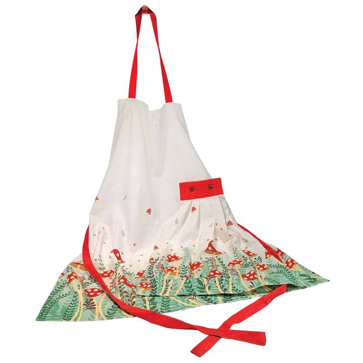 Mushroom Garden Apron w/ Detachable Towel for wholesale by Streamline
