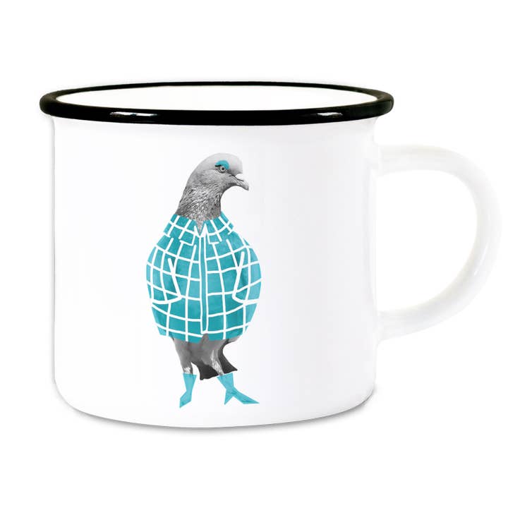 Mug en céramique Peggy Pigeon pour la vente par Mira Mito