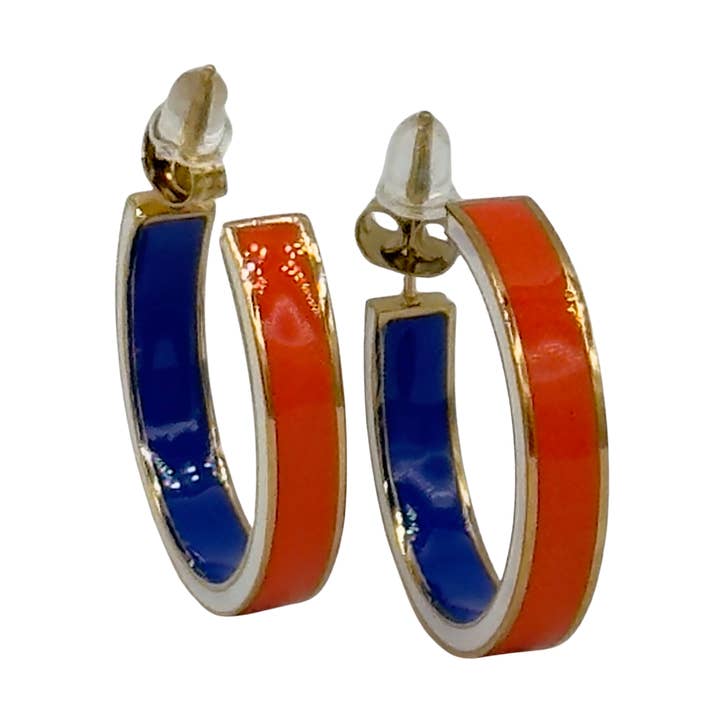 E206 - FL Universidad de Florida Aros de Esmalte 50/50 para venta al por mayor de Color Shout