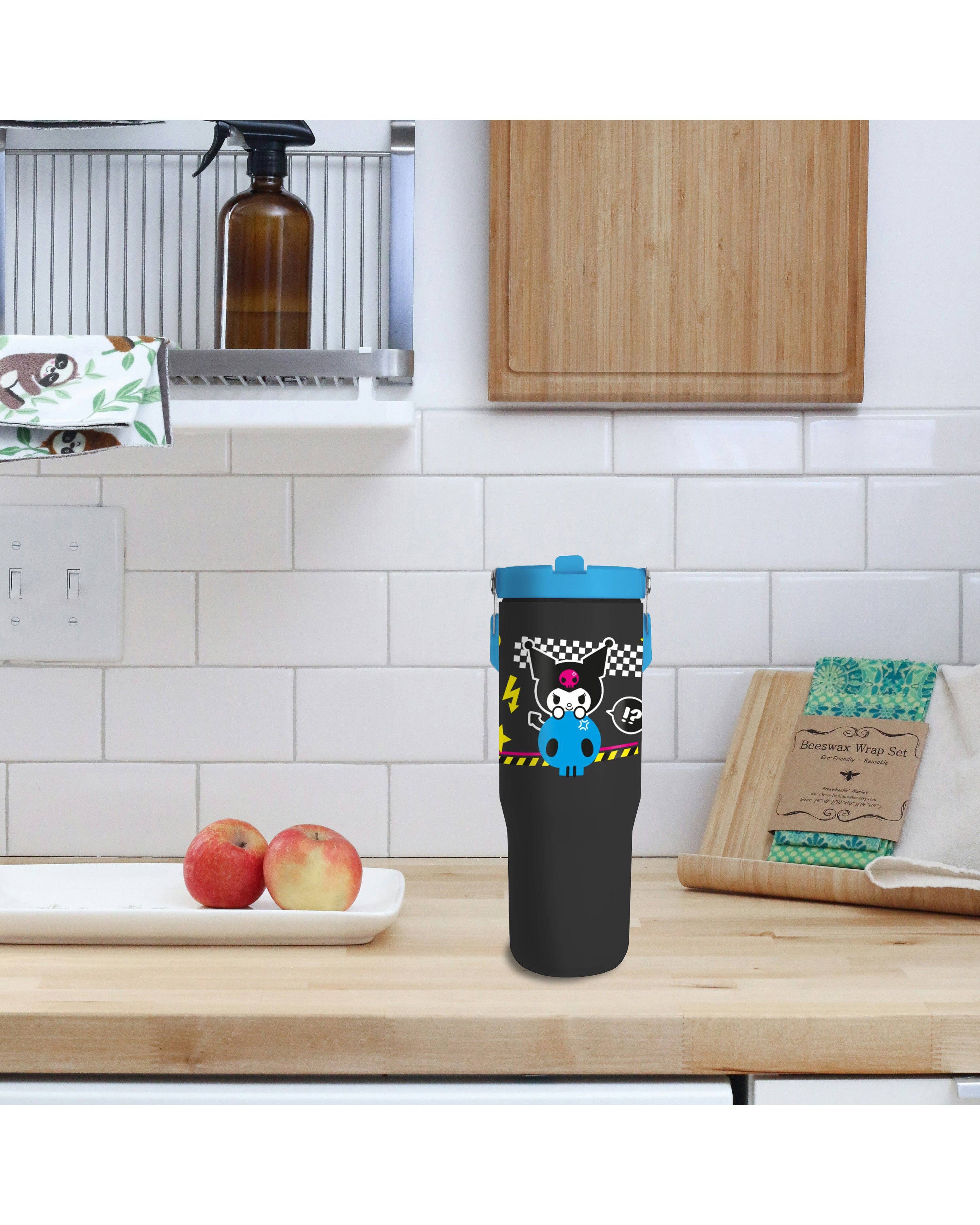 Close Up GmbH - Wholesale Insulated Mug/Tumbler - Kuromi 30 oz Tumbler with Handle & Flip Straw 0.85l1