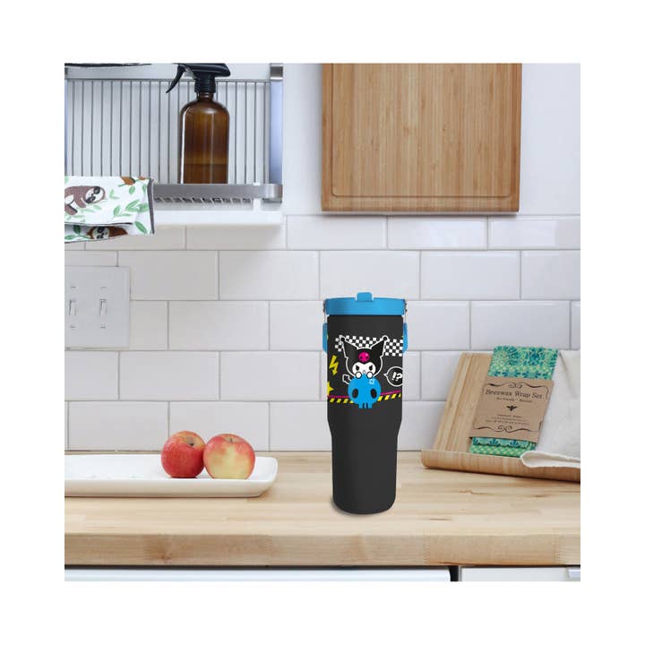 Close Up GmbH - Wholesale Insulated Mug/Tumbler - Kuromi 30 oz Tumbler with Handle & Flip Straw 0.85l1