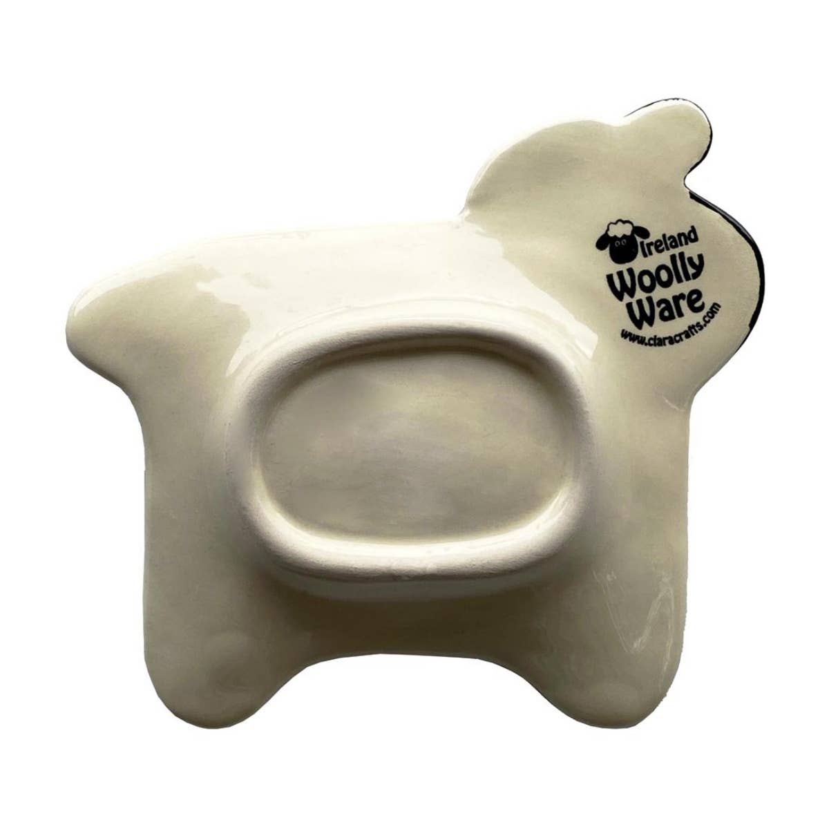 Dublin Gift Company - Vente Passoires à thé/infuseurs - Porte-sachets de thé en céramique peinte à la main en forme de mouton3