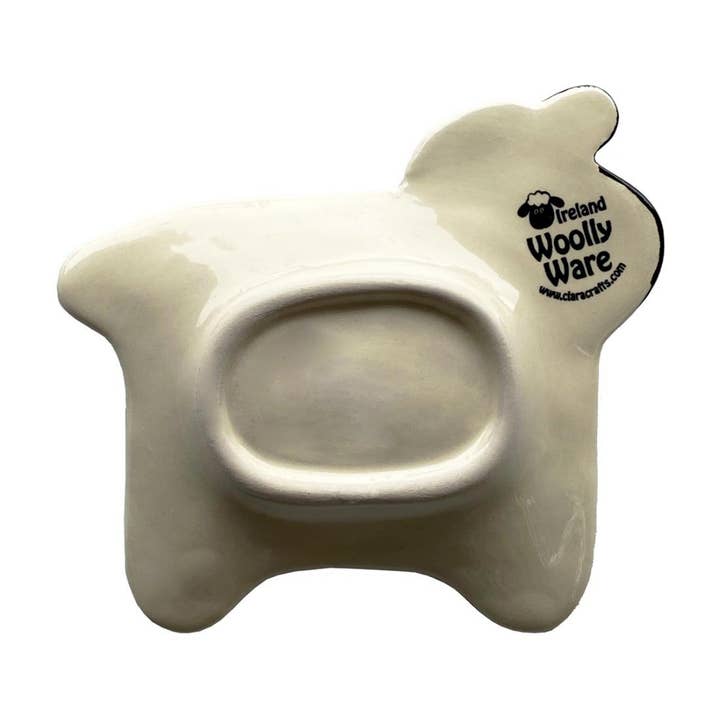 Dublin Gift Company - Vente Passoires à thé/infuseurs - Porte-sachets de thé en céramique peinte à la main en forme de mouton3