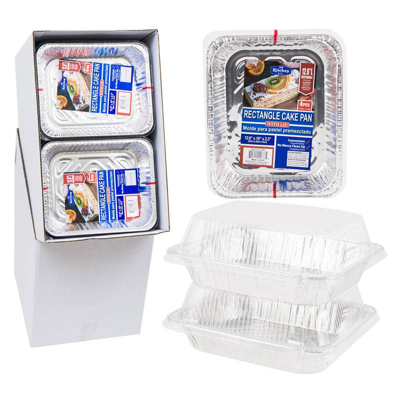 Deluxe Import Trading - Wholesale Cake Pan - Premier Foil Cake Pan W/ Lid- 13''X19''0