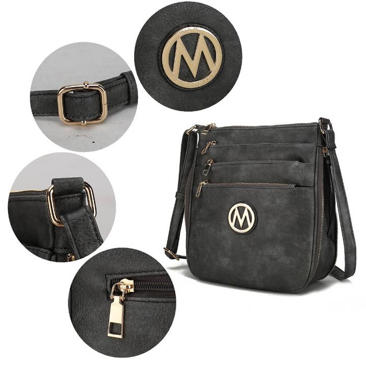MKF Collection - Wholesale Crossbody Bag - Women's - MKF Collection Salome Large Expandable Crossbody Shoulder.